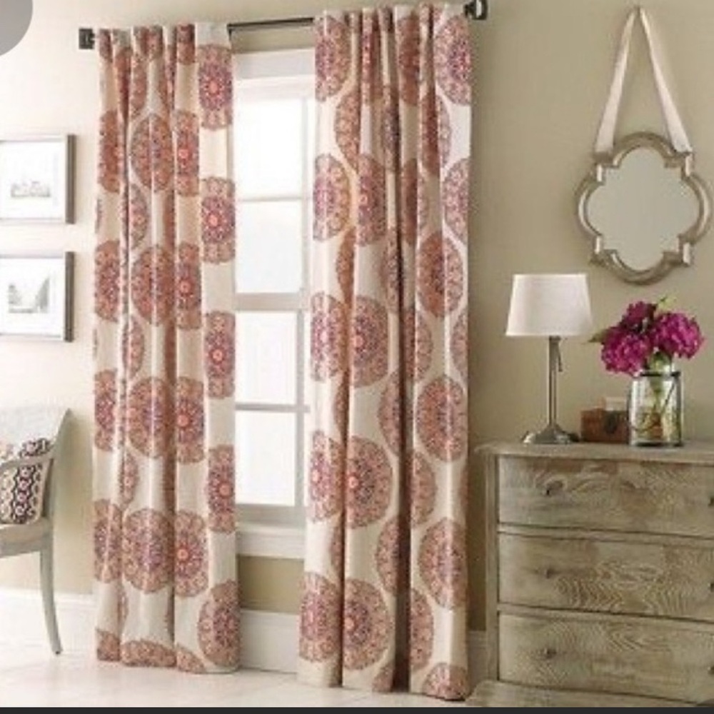 Threshold Medallion curtains